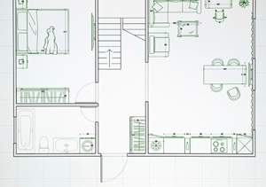 Дом 99м², 2-этажный, на длительный срок,