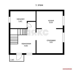 Дом 127м², 2-этажный, участок 1 сот.