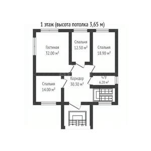 Дом 227м², 2-этажный, участок 6 сот.
