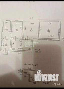 Дом 54м², 1-этажный, участок 4 сот.