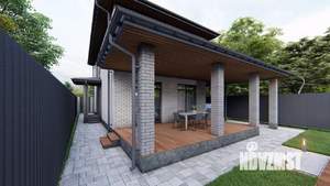 Коттедж 171м², 2-этажный, участок 7 сот.