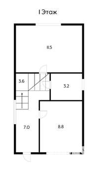 Дача 70м², 2-этажный, участок 4 сот.