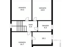 Дом 170м², 2-этажный, участок 4 сот.