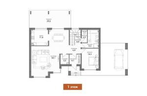 Дом 235м², 2-этажный, участок 8 сот.