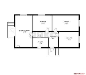 Дом 78м², 1-этажный, участок 3 сот.