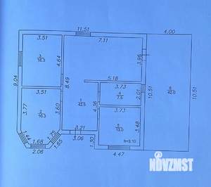 Дом 130м², 1-этажный, участок 6 сот.