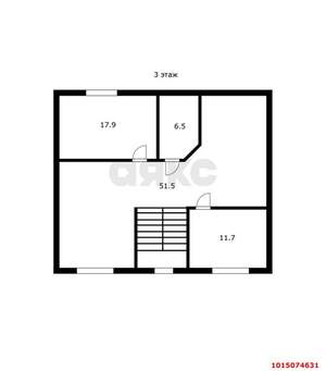 Дом 285м², 3-этажный, участок 6 сот.