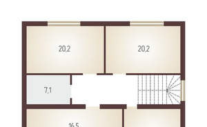 Дом 280м², 2-этажный, участок 8 сот.
