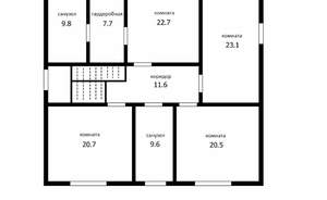 Дом 259м², 2-этажный, участок 6 сот.