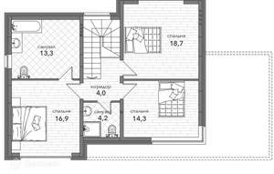 Дом 181м², 2-этажный, участок 6 сот.