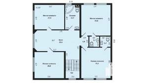 Дом 734м², 4-этажный, участок 7 сот.