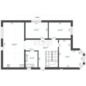 Дом 204м², 2-этажный, участок 4 сот.