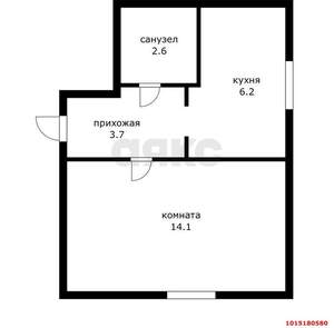 Дом 27м², 1-этажный, участок 5 сот.