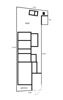 Дом 92м², 1-этажный, участок 3 сот.