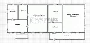 Дом 66м², 1-этажный, участок 24 сот.