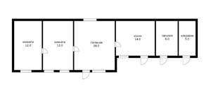 Дом 70м², 1-этажный, участок 3 сот.