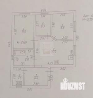 Дом 55м², 1-этажный, участок 4 сот.