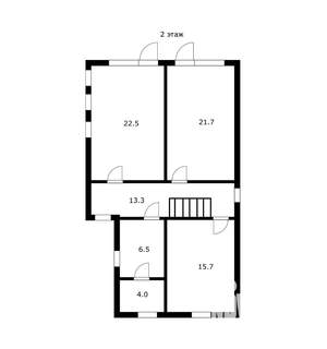 Дом 240м², 2-этажный, участок 8 сот.