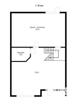Таунхаус 182м², 3-этажный, участок 2 сот.
