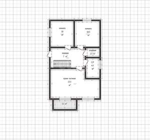 Дом 110м², 2-этажный, участок 4 сот.
