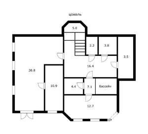 Дом 400м², 3-этажный, участок 8 сот.