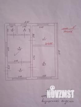 Дом 68м², 1-этажный, участок 6 сот.