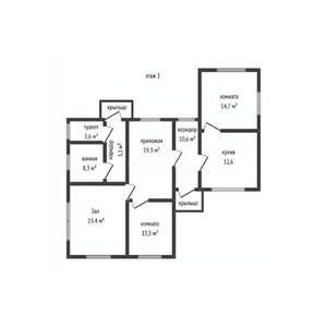 Дом 161м², 2-этажный, участок 9 сот.