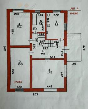 Дом 135м², 2-этажный, участок 2 сот.