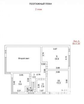 Дом 153м², 2-этажный, участок 4 сот.
