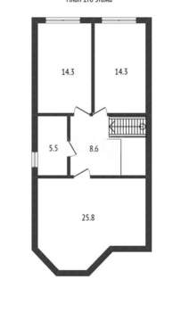 Дом 139м², 2-этажный, участок 3 сот.