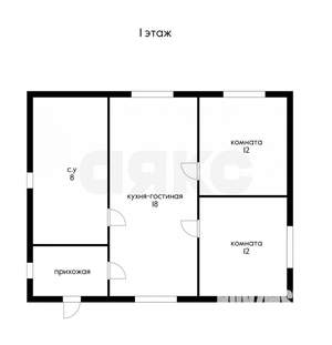 Дом 76м², 2-этажный, участок 5 сот.