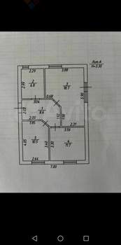 Дом 59м², 1-этажный, участок 3 сот.