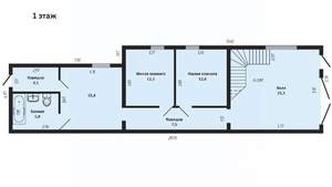 Дом 734м², 4-этажный, участок 7 сот.