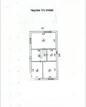 Дом 71м², 1-этажный, участок 3 сот.