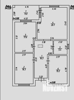 Коттедж 105м², 1-этажный, участок 4 сот.