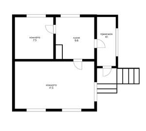 Дом 32м², 1-этажный, участок 6 сот.
