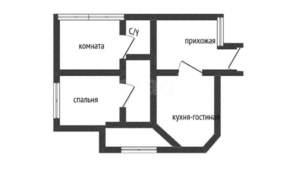 Дом 67м², 1-этажный, участок 3 сот.