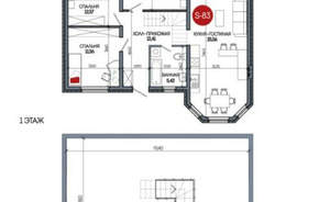 Дом 132м², 1-этажный, участок 6 сот.