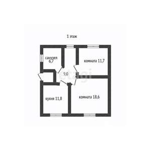 Дом 118м², 2-этажный, участок 4 сот.