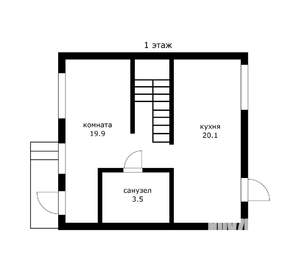 Таунхаус 128м², 3-этажный, участок 2 сот.