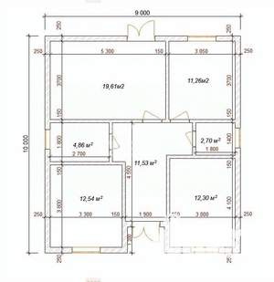 Дом 75м², 1-этажный, участок 4 сот.