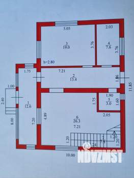 Дом 179м², 2-этажный, участок 6 сот.