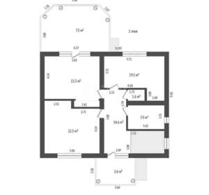 Дом 284м², 3-этажный, участок 8 сот.