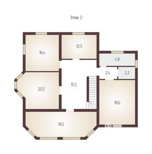 Дом 232м², 2-этажный, участок 8 сот.