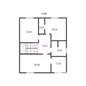 Дом 183м², 2-этажный, участок 9 сот.