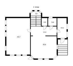 Дом 400м², 3-этажный, участок 8 сот.