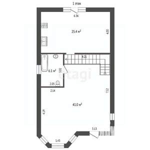 Дом 146м², 5-этажный, участок 4 сот.