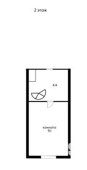 Дом 61м², 2-этажный, участок 6 сот.