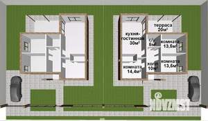 Дом 154м², 2-этажный, участок 4 сот.