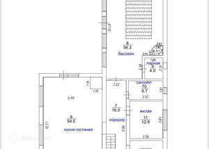 Дом 424м², 2-этажный, участок 8 сот.